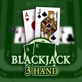 Blackjack 3H (Habanero) slot logo by Habanero at NeonVegas Casino
