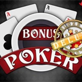 Bonus Poker Deluxe - 3 Hands online game logo by RTG (Reel Time Gaming) on casinoneonvegas.com